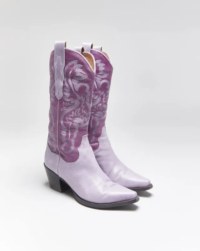 Vintage Jeffrey Campbell Cowboy Boots - UK6 sold by Rokit