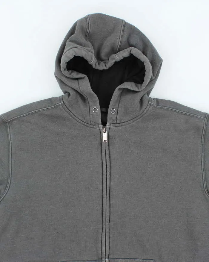 Vintage 00s Carhartt Fleece Lined Zip-Up Hoodie - M sold by Rokit product image thumbnail 3
