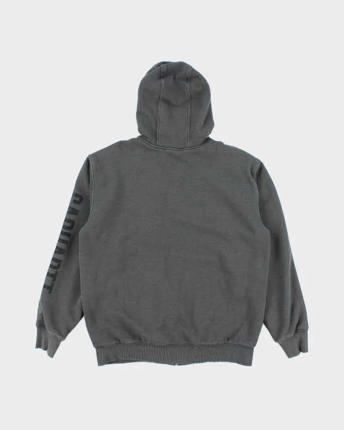 Vintage 00s Carhartt Fleece Lined Zip-Up Hoodie - M sold by Rokit product image thumbnail 2