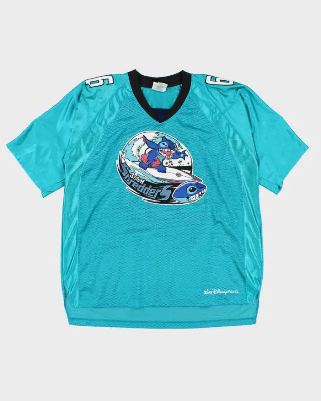 Vintage Disney Stitch Shredders Oversized Football Jersey - XL sold by Rokit