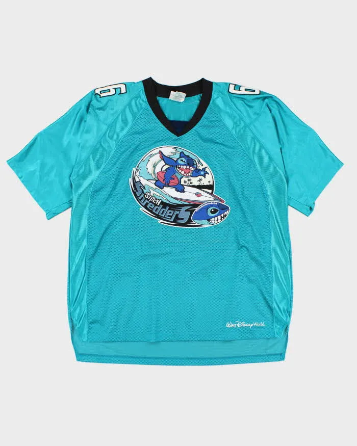 Vintage Disney Stitch Shredders Oversized Football Jersey - XL sold by Rokit