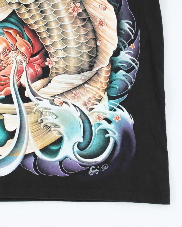 Vintage Y2k 00s Cabello Koi Fish T-shirt - S sold by Rokit product image thumbnail 3