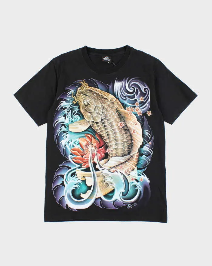 Vintage Y2k 00s Cabello Koi Fish T-shirt - S sold by Rokit
