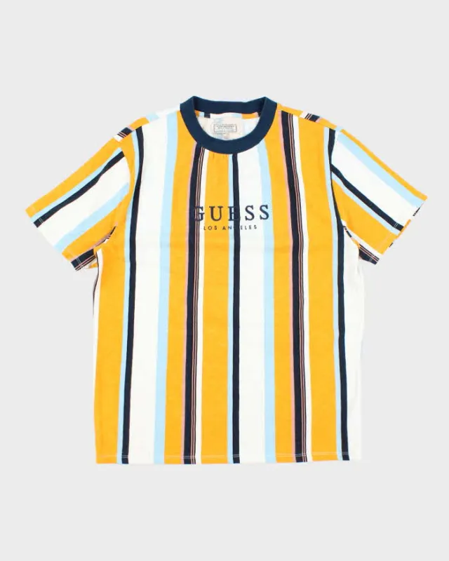 Vintage Guess Originals Stripe T-shirt - M sold by Rokit