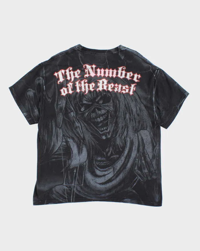 Vintage Iron Maiden All Over Print T-shirt - XL sold by Rokit product image thumbnail 2
