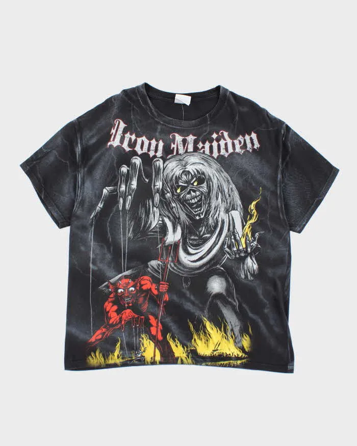 Vintage Iron Maiden All Over Print T-shirt - XL sold by Rokit