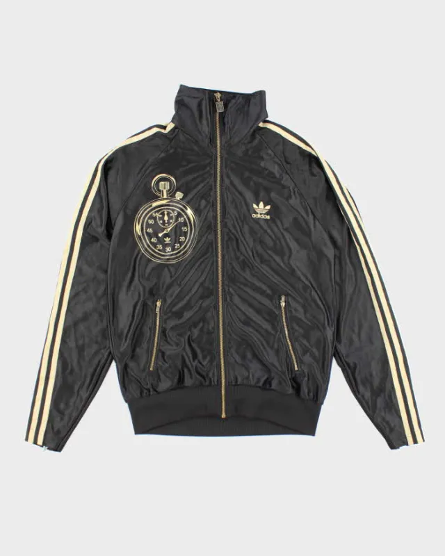 Vintage Adidas Black & Gold Track Jacket - M sold by Rokit
