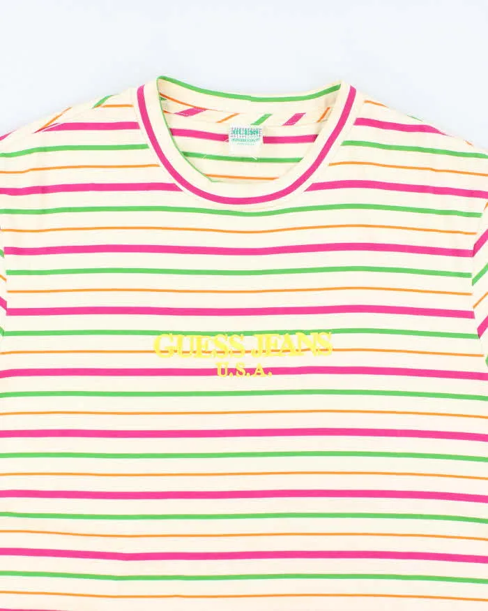 Vintage Guess Originals Stripe T-shirt - XL sold by Rokit product image thumbnail 3
