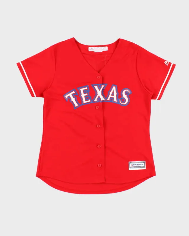Vintage Women's Majestic Texas Rangers MLB Baseball Jersey - L sold by Rokit