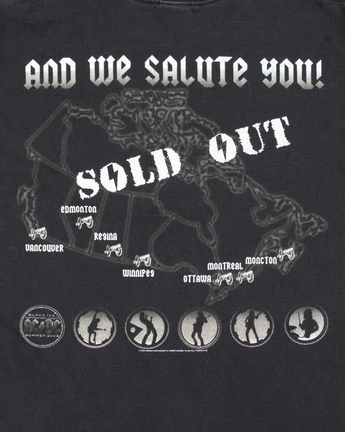 Vintage ACDC Back In Canada T-shirt - L sold by Rokit product image thumbnail 4
