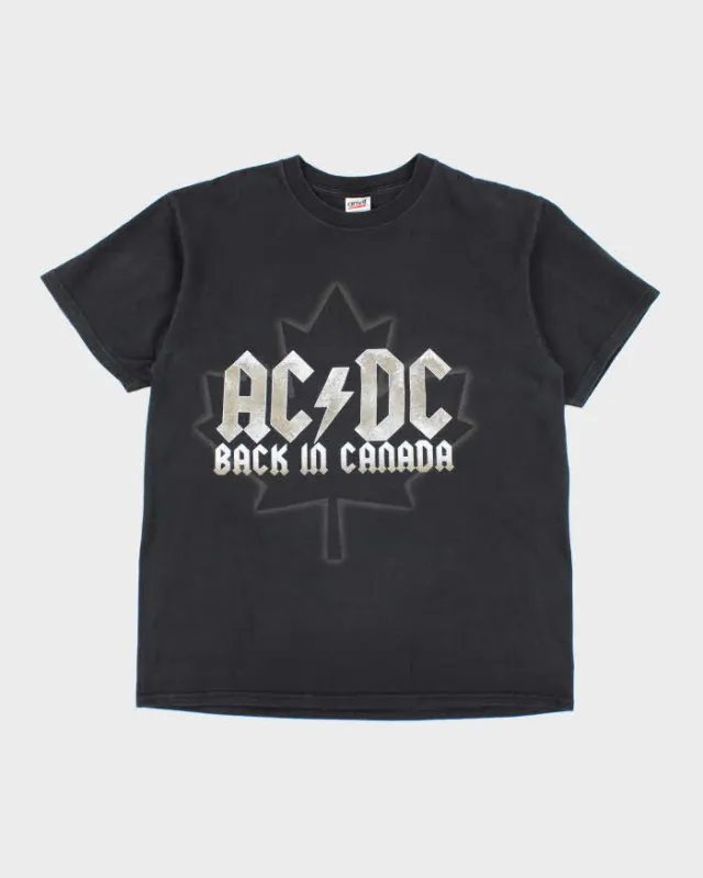 Vintage ACDC Back In Canada T-shirt - L sold by Rokit