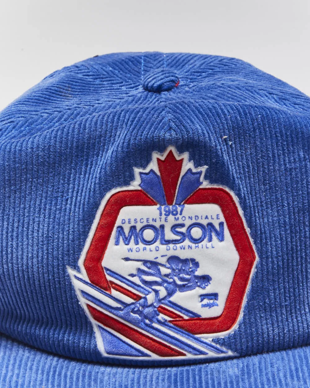 Vintage 90's Molson Skiing Corduroy Snapback Hat - OS sold by Rokit product image thumbnail 3