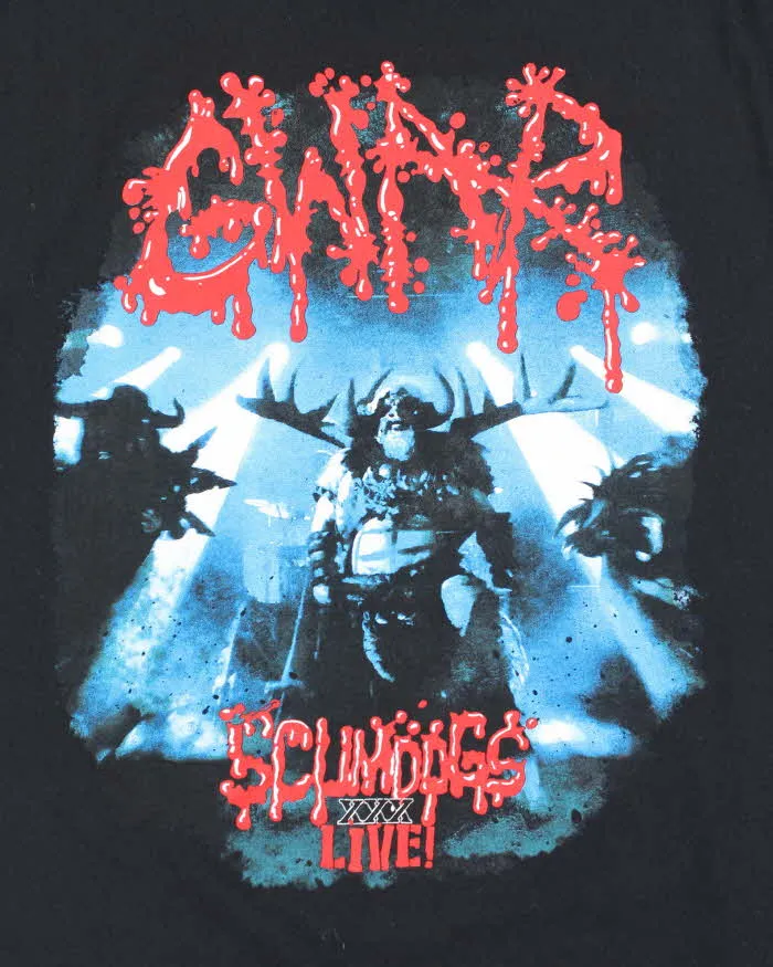 Vintage GWAR Scumdogs xxx Live 30th Anniversary T-shirt - XXL sold by Rokit product image thumbnail 3