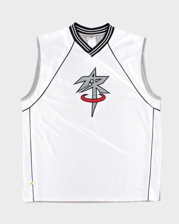 Vintage Y2K Above the Rim Embroidered Basketball Jersey - M sold by Rokit