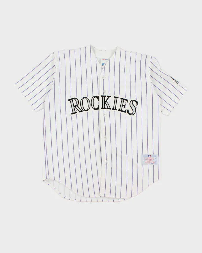 Vintage 90's CCM Colorado Rockies MLB Baseball Jersey - L sold by Rokit
