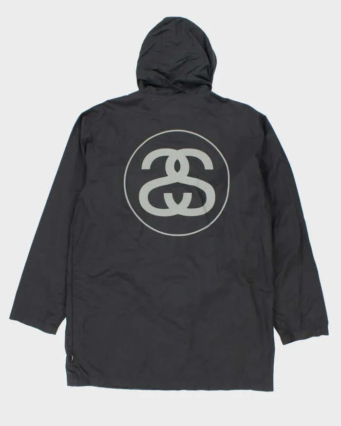 Vintage Stussy Hooded Long Waterproof Jacket - XL sold by Rokit product image thumbnail 2