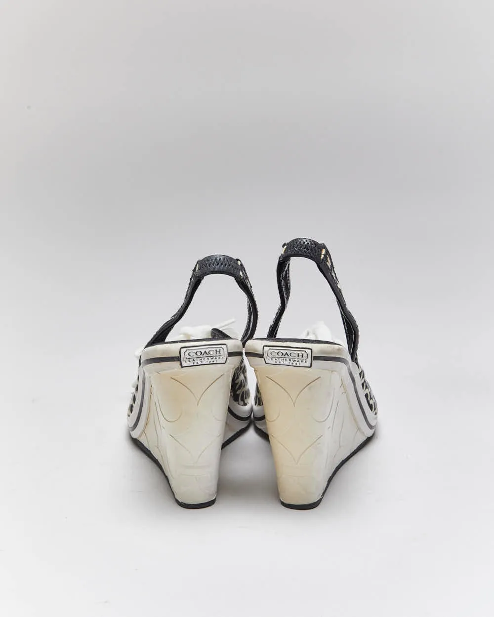 Vintage Y2k 00s Coach Monogram Heels - UK5 sold by Rokit product image thumbnail 4