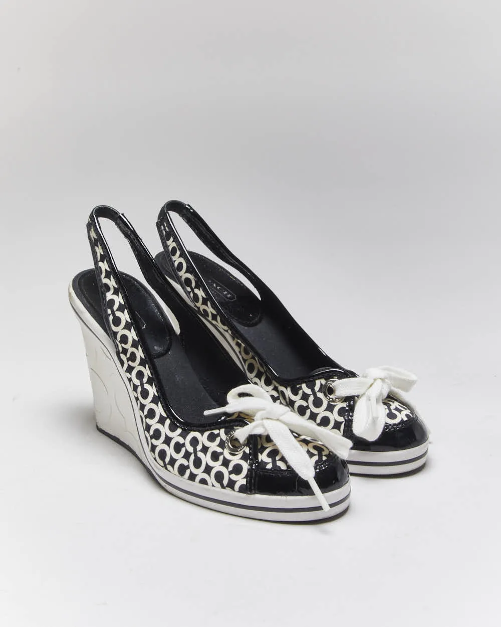 Vintage Y2k 00s Coach Monogram Heels - UK5 sold by Rokit