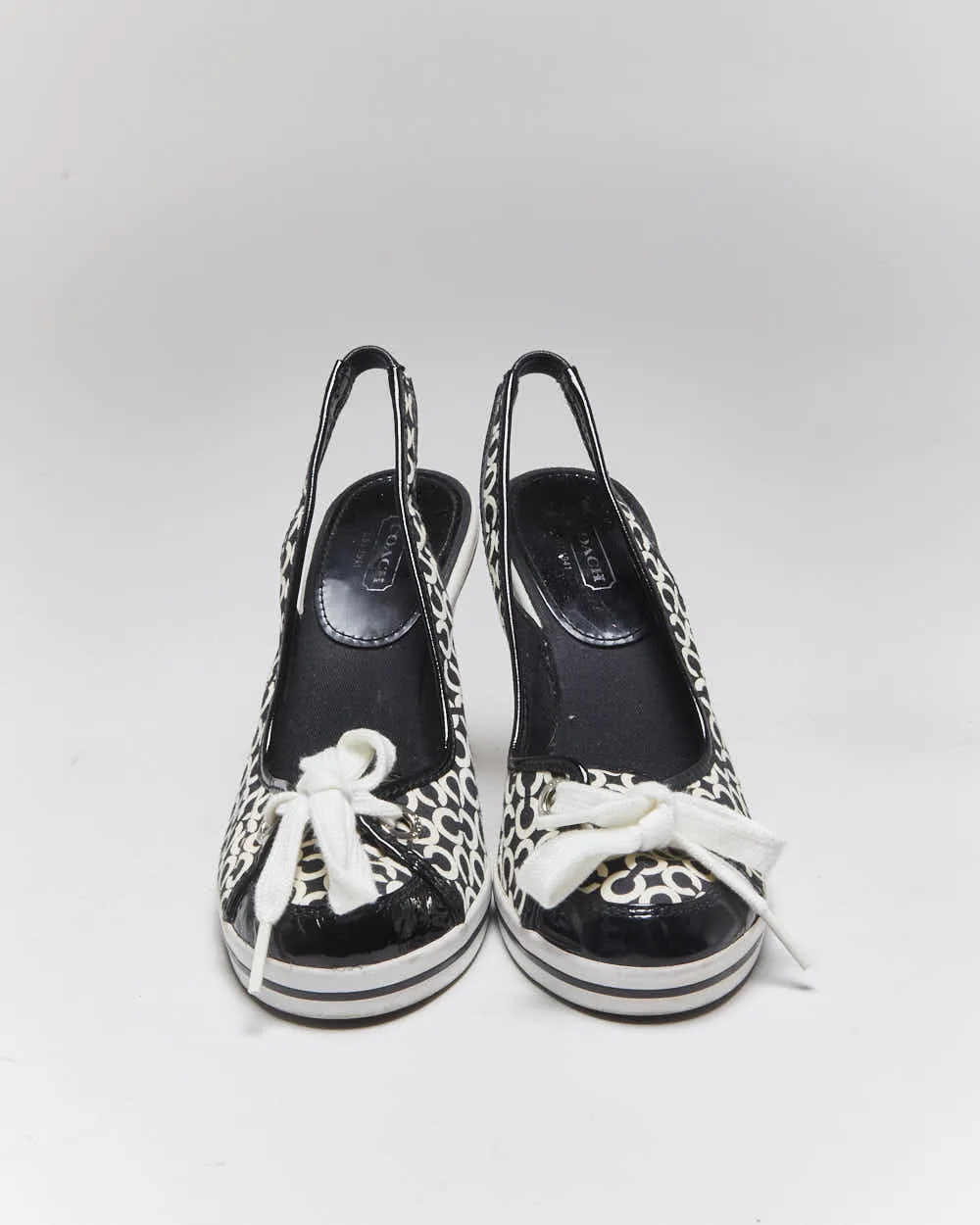 Vintage Y2k 00s Coach Monogram Heels - UK5 sold by Rokit product image thumbnail 3
