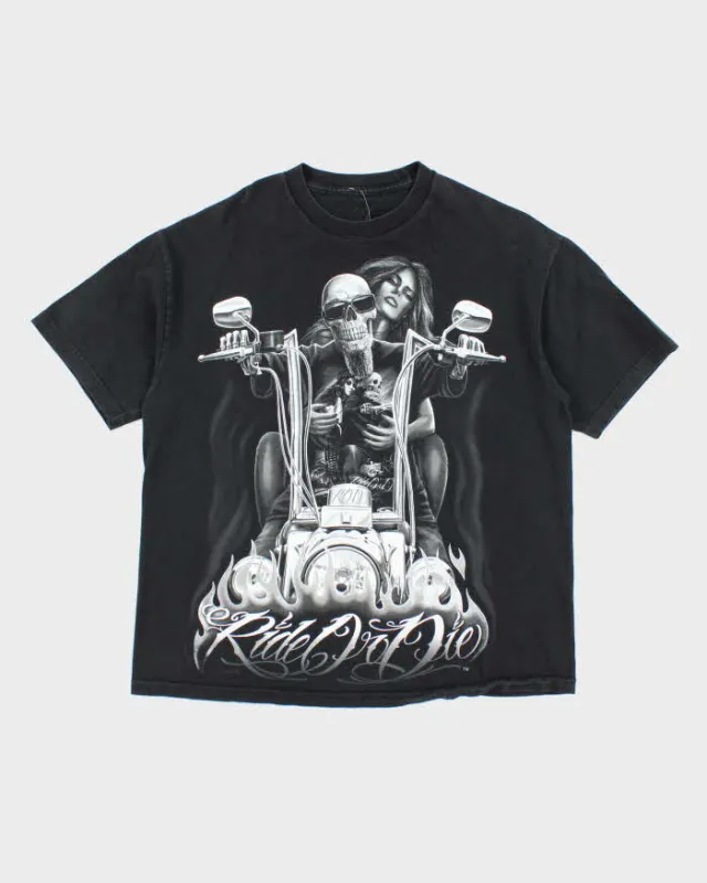 Vintage Ride Or Die Graphic T-shirt - XL sold by Rokit