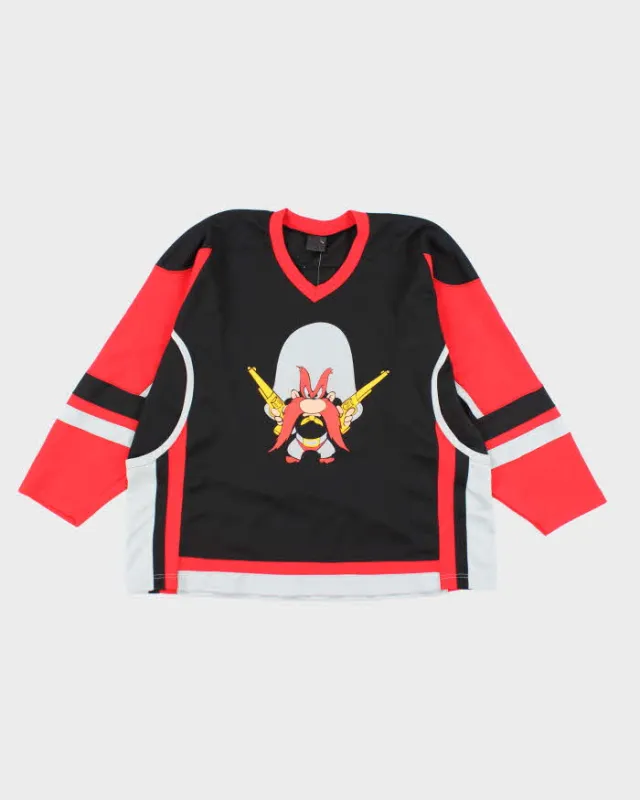 Vintage 2000's Looney Tunes Yosemite Sam Hockey Jersey - L sold by Rokit