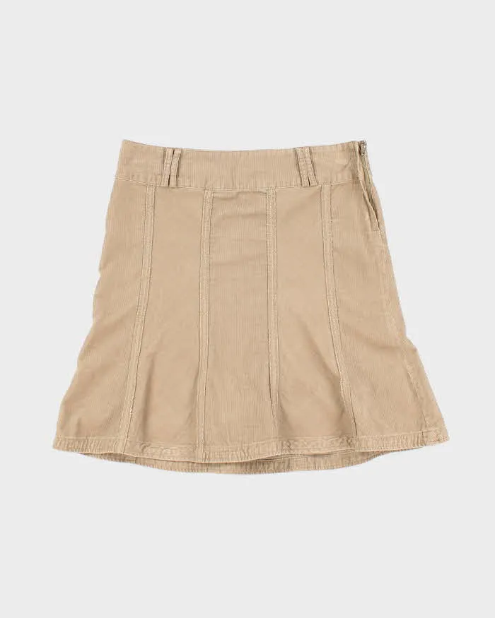 Vintage Y2k 00s Smartset Lightweight Corduroy Skirt - S sold by Rokit
