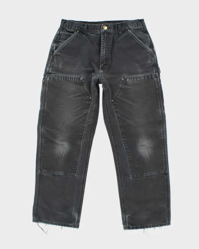 Vintage 2000's Carhartt Faded Double Knee Carpenter Trousers - W32 L27 sold by Rokit