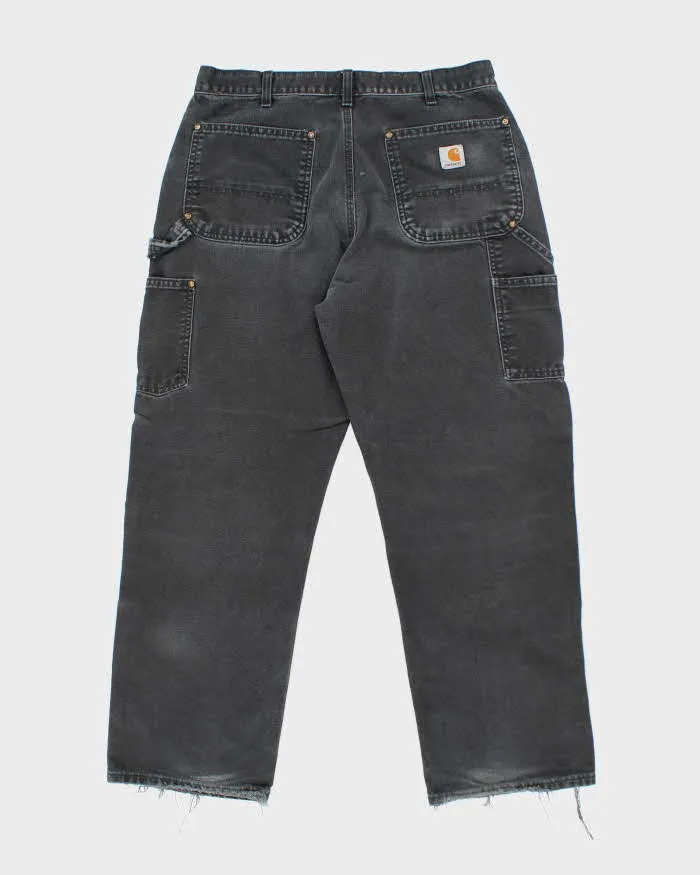 Vintage 2000's Carhartt Faded Double Knee Carpenter Trousers - W32 L27 sold by Rokit product image thumbnail 2