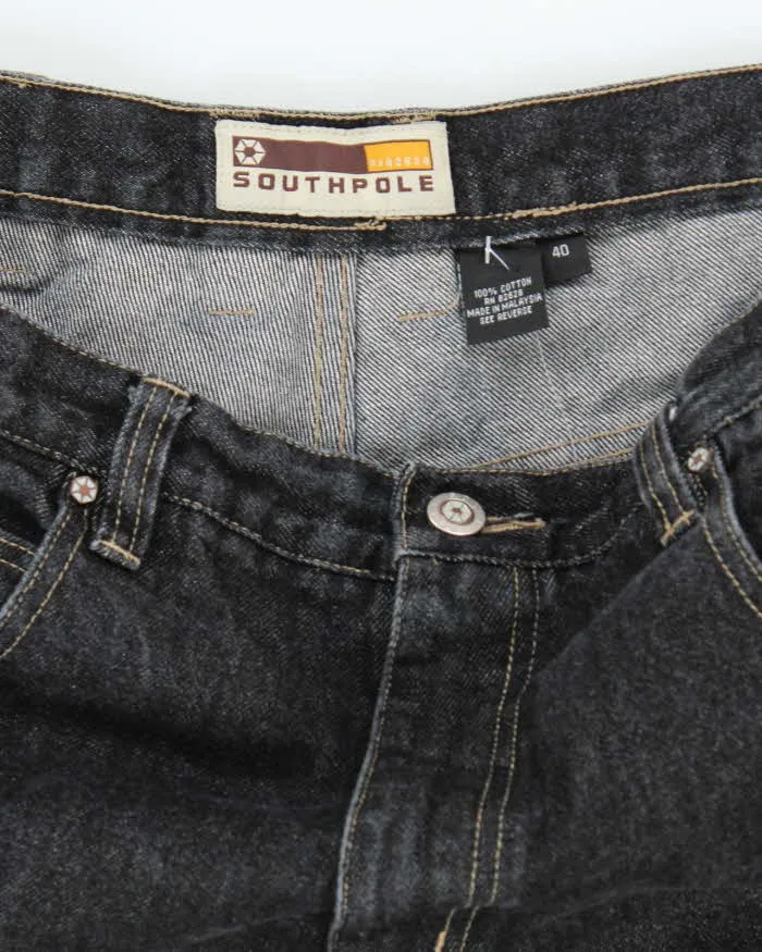 Vintage 2000's Southpole Embroidered Wide Leg Jeans - W36 L31 sold by Rokit product image thumbnail 5