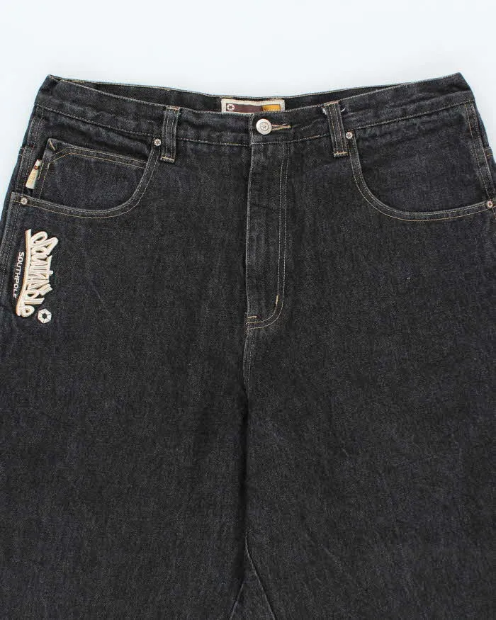 Vintage 2000's Southpole Embroidered Wide Leg Jeans - W36 L31 sold by Rokit product image thumbnail 3