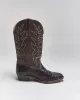 Vintage Brown Snakeskin Cowboy Boots - UK7 sold by Rokit