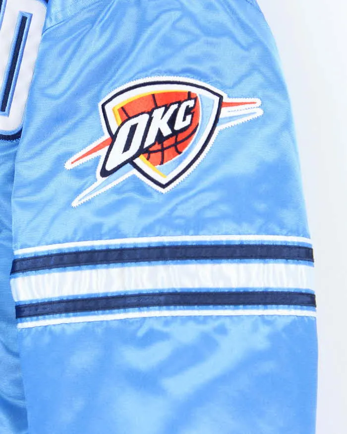 Vintage Starter Oklahoma City Thunder Satin Bomber Jacket - L sold by Rokit product image thumbnail 4