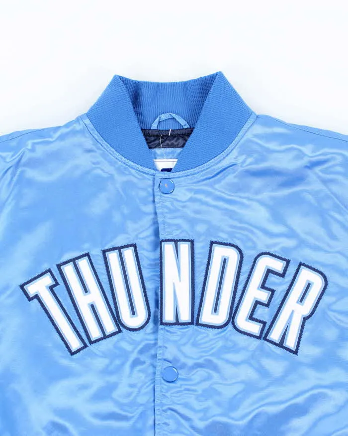 Vintage Starter Oklahoma City Thunder Satin Bomber Jacket - L sold by Rokit product image thumbnail 3