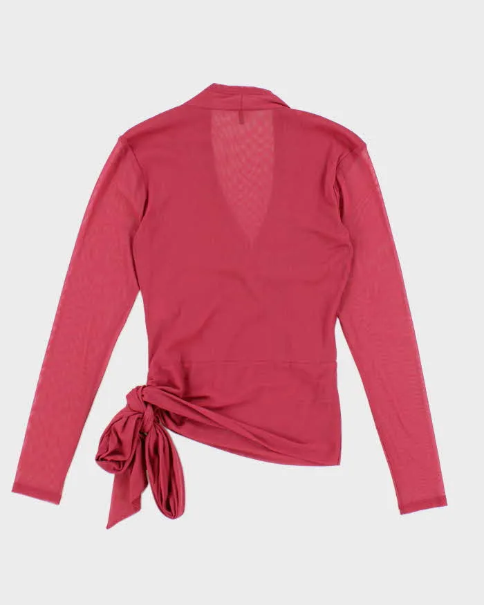 Vintage Y2k 00s Sandra Angelozzi Double Mesh Top - S sold by Rokit product image thumbnail 2