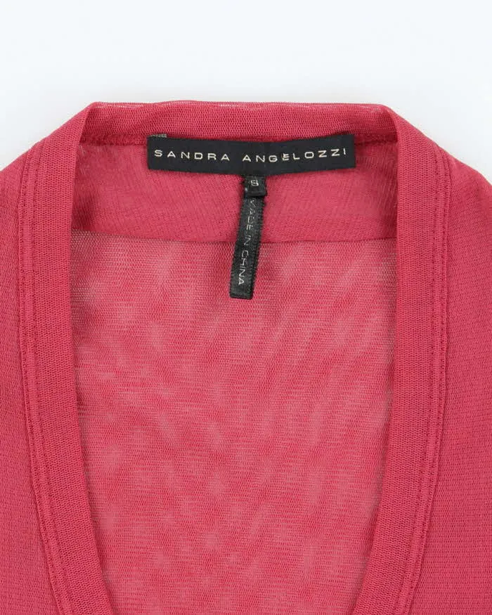 Vintage Y2k 00s Sandra Angelozzi Double Mesh Top - S sold by Rokit product image thumbnail 5