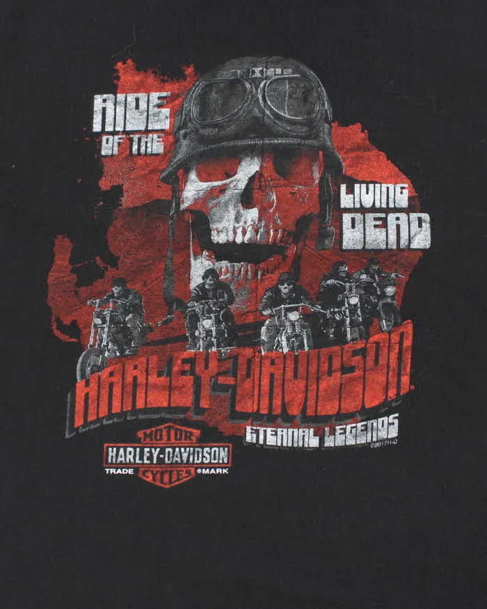 Vintage 2000's Harley Davidson Ride of the Living Dead Graphic T-Shirt - XL sold by Rokit product image thumbnail 3