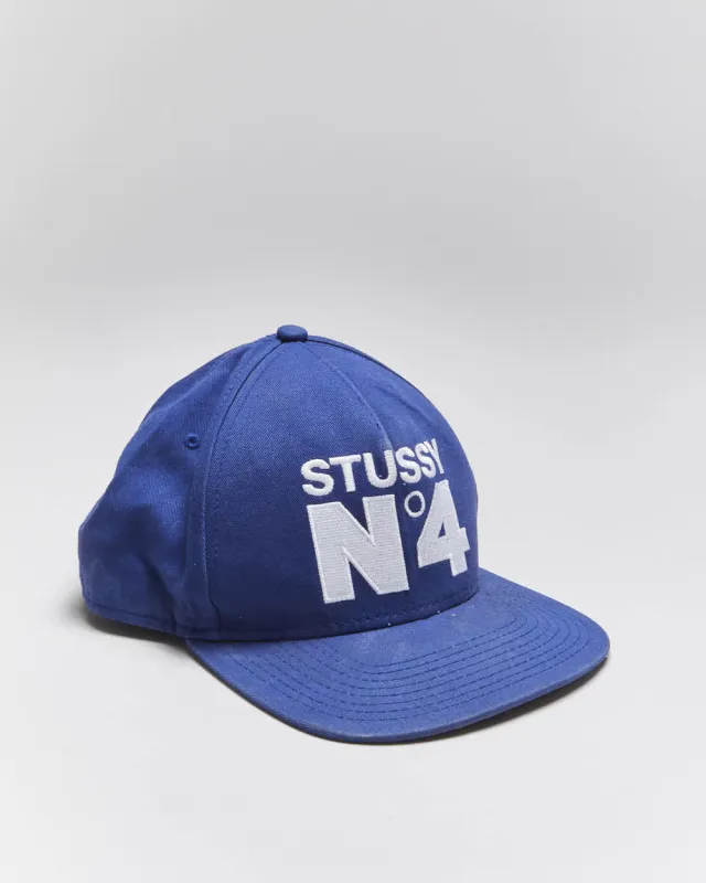 Vintage Stussy No.4 Snapback Cap - OS sold by Rokit