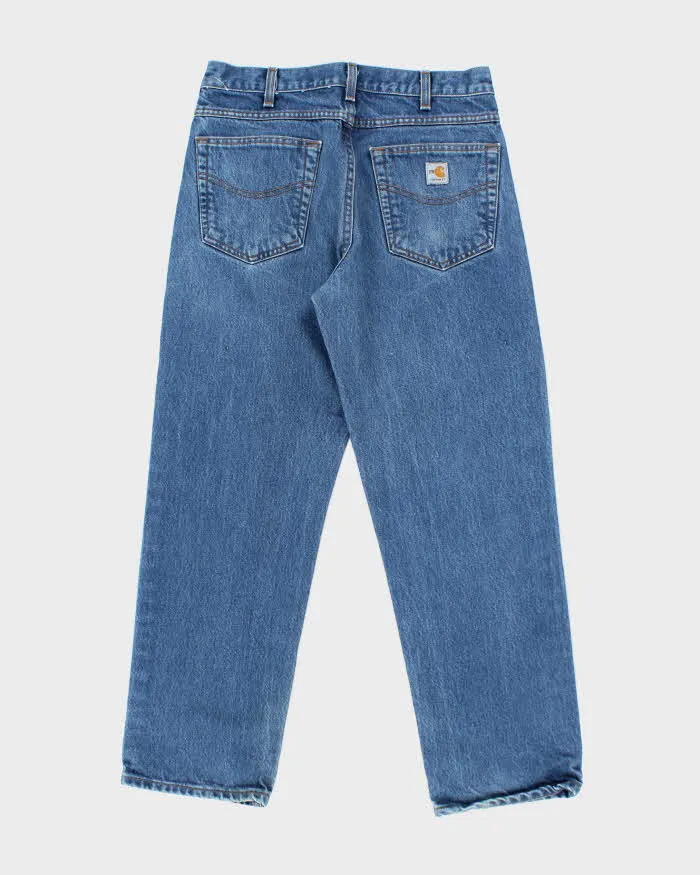 Vintage Carhartt Dark Wash Relaxed Fit Jeans - W30 L27 sold by Rokit product image thumbnail 2