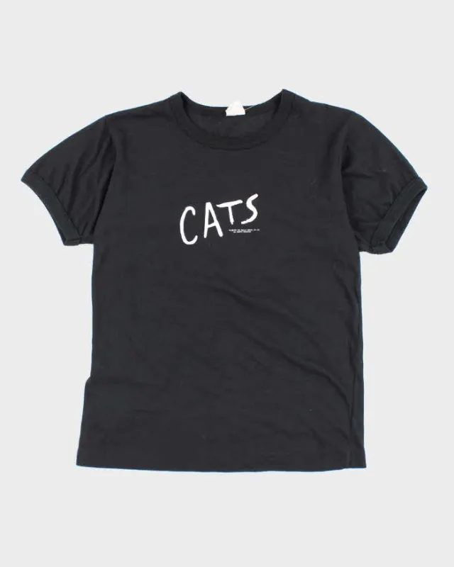 Vintage 90s Cats T-shirt - M sold by Rokit