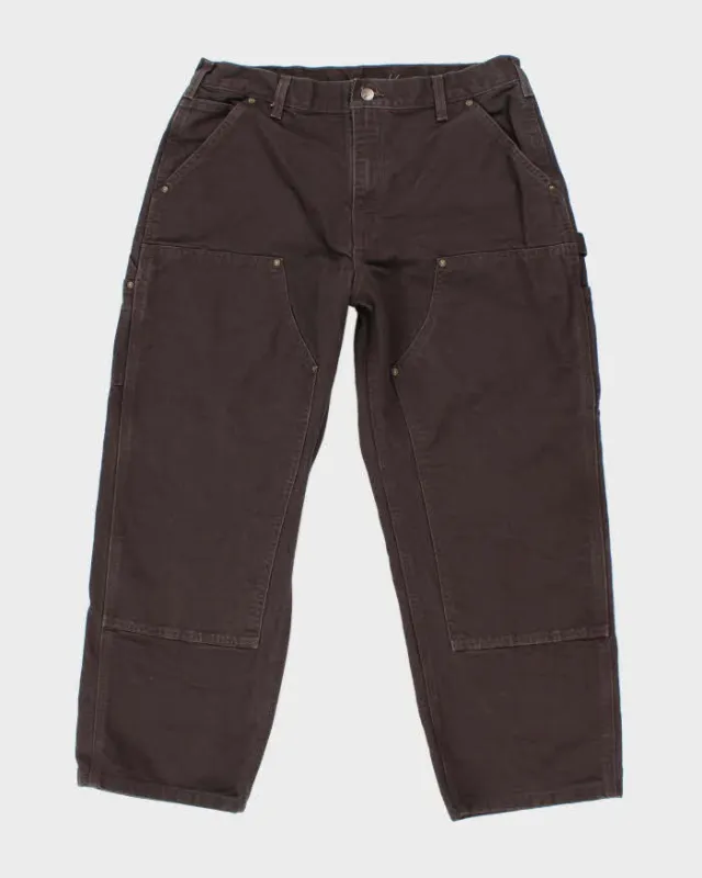 Vintage 2000's Carhartt Double Knee Carpenter Trousers - W36 L30 sold by Rokit