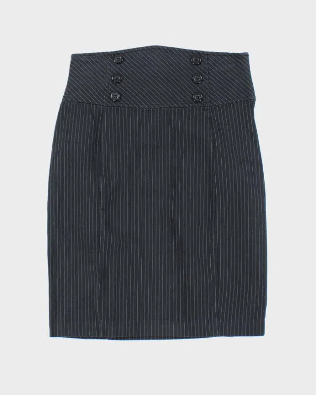 Vintage Y2k 00s Rickis Pin Stripe Skirt - XS sold by Rokit