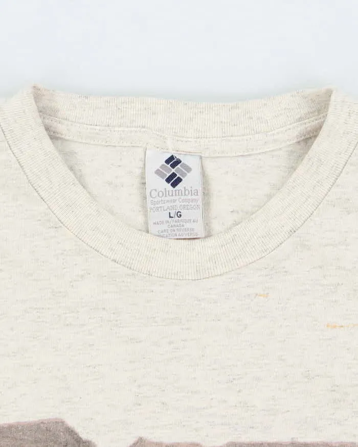 Vintage 90s Columbia Single Stitch T-shirt - L sold by Rokit product image thumbnail 5