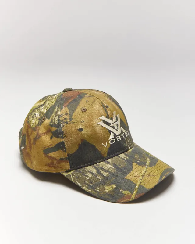 Vintage 2000's Vortex Embroidered Real Tree Camo Cap - OS sold by Rokit