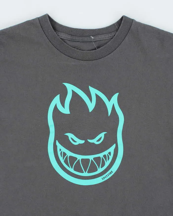 Vintage Spitfire Skateboards Big Flame Face Graphic T-Shirt - S sold by Rokit product image thumbnail 3
