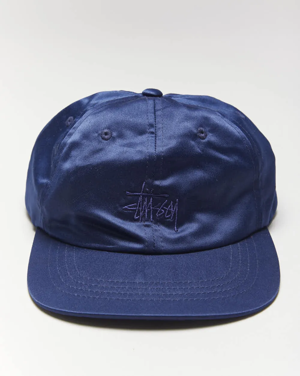 Vintage Stussy Satin Embroidered Logo Cap - OS sold by Rokit product image thumbnail 3