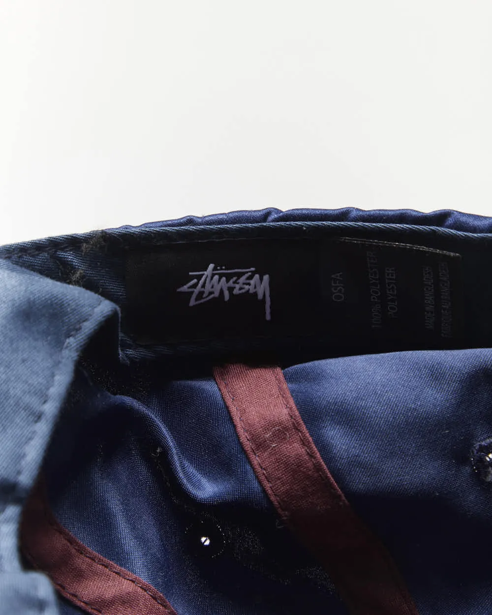 Vintage Stussy Satin Embroidered Logo Cap - OS sold by Rokit product image thumbnail 5