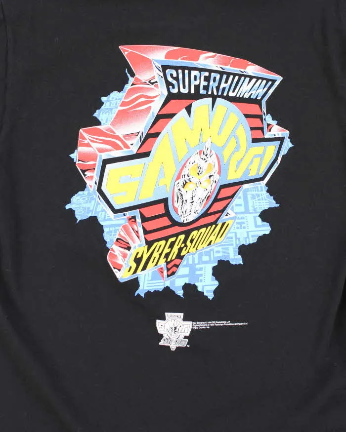 Vintage 90s Super Human Samurai Syber-Squad Single Stitch T-shirt - L sold by Rokit product image thumbnail 4