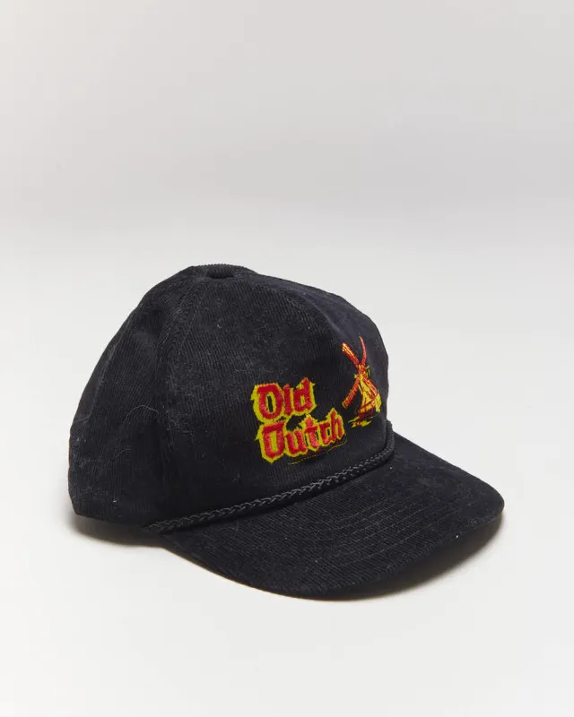 Vintage 90's Old Dutch Embroidered Corduroy Cap - OS made by Rokit