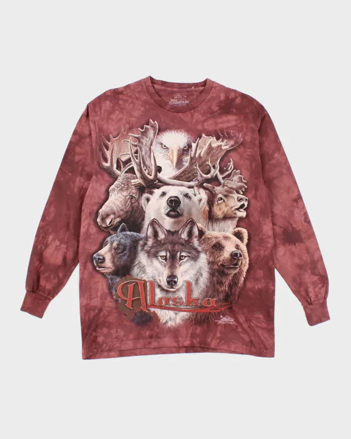 Vintage Y2K The Mountain Wild Life Graphic Long Sleeve T-Shirt - M sold by Rokit