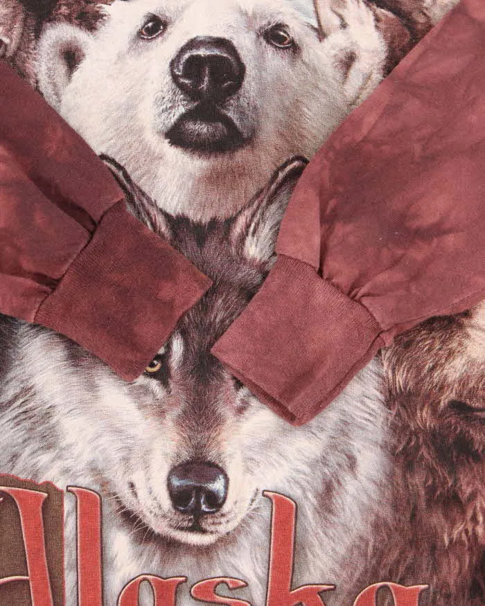 Vintage Y2K The Mountain Wild Life Graphic Long Sleeve T-Shirt - M sold by Rokit product image thumbnail 4